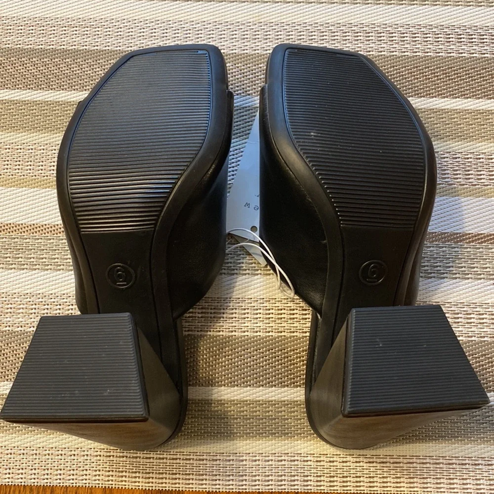 Black Vira Heels - A New Day - 4” block heel, open square toe, broad upp… - Picture 11 of 11